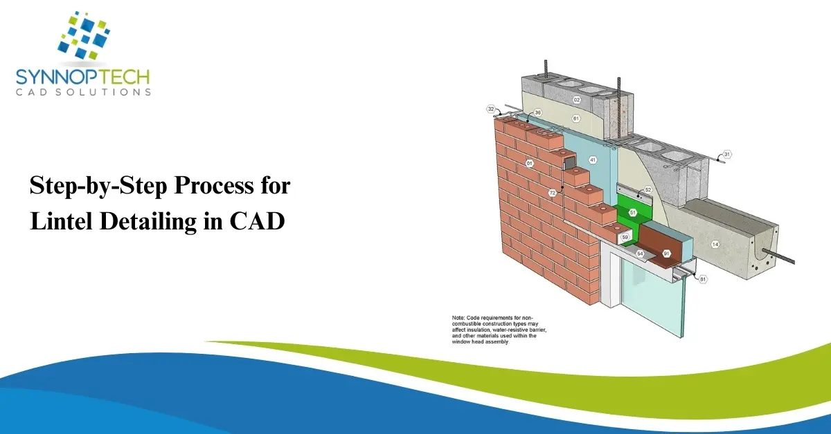 Step-by-Step Process for Lintel Detailing in CAD