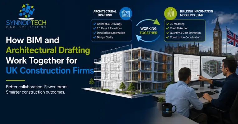 How BIM and Architectural Drafting Work Together for UK Construction Firms