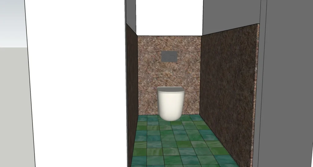 Know about bathroom interior sketchup modeling